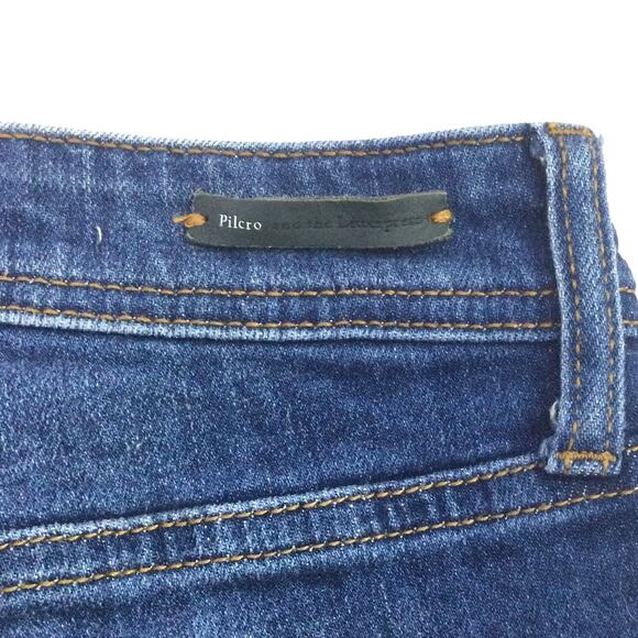 Pilcro and the Letterpress Women's Slim Boyfriend Medium Wash Cropped Jean 26 - Picture 9 of 15